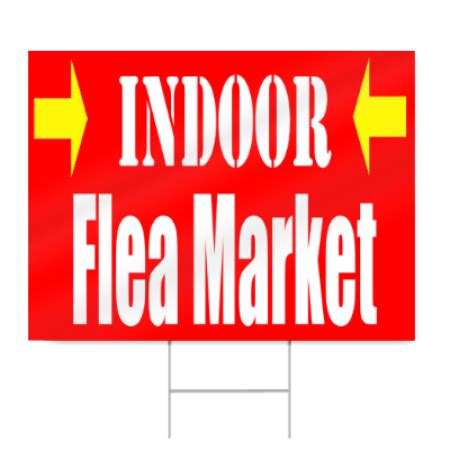 Indoor Flea Market Sign | SignsToYou.com