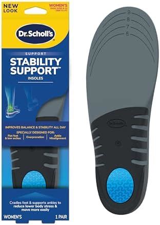 Amazon Dr Scholl S Stability Extra Support Insoles For Flat