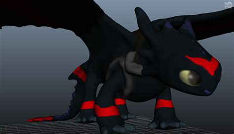 Toothless 3d Model By Pokeloveroftheworld On Deviantart