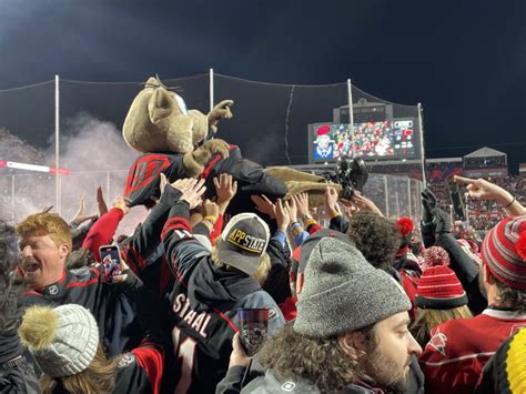 WATCH: Mascot Stormy crowd surfs for Carolina Hurricanes' Stadium ...