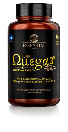 Super Omega 3 TG 90 Caps Essential Nutrition