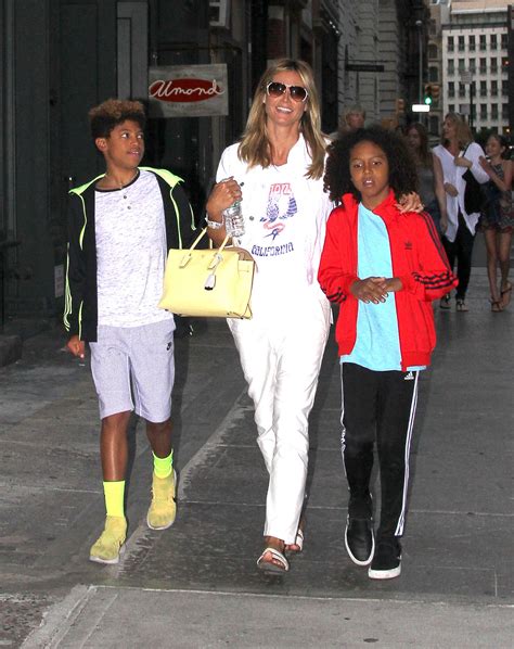 Heidi Klum with her children in New York City – GotCeleb