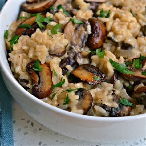 Mushroom Risotto 2 Just A Pinch Recipes