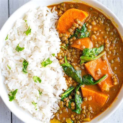 Minute Lentil Veggie Curry Cooking For Peanuts