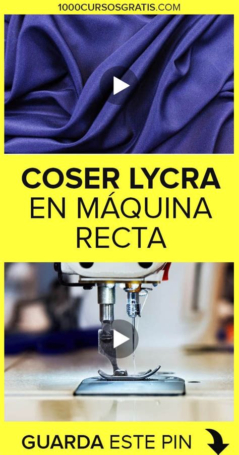 Trucos para coser lycra en máquina recta Sewing tutorials Sewing to