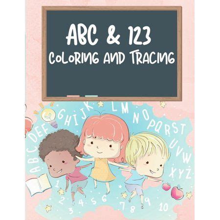 ABC & 123 Coloring and Tracing : My First Home Learning Alphabet And ...