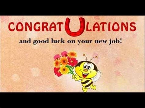 75 Congratulations For New Job With Wishes Greetings Pictures Funzumo