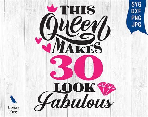 This Queen Makes Look Fabulous Svg Birthday Svg Years Old Svg