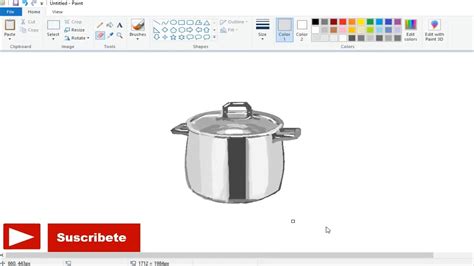 COMO DIBUJAR Una OLLA HOW TO DRAW A COOKING POT COMMENT DESSINER UN