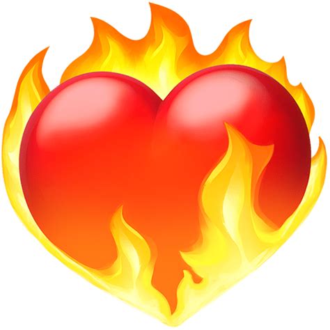 Corazón En Llamas en Twitter Emoji Stickers 13 1