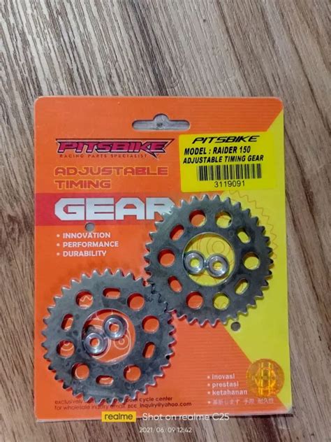 PITSBIKE RAIDER 150 ADJUSTABLE CAM GEAR Lazada PH