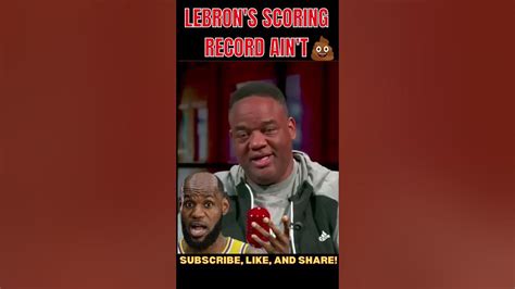 Jason Whitlock Hates On Lebron James Nba All Time Scoring Record Shorts Youtube