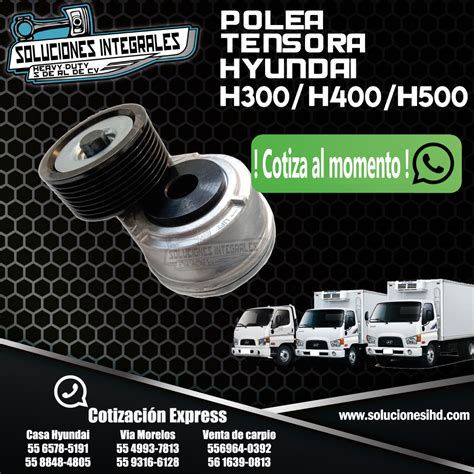 Polea Tensora Hyundai H H H Soluciones Ihd