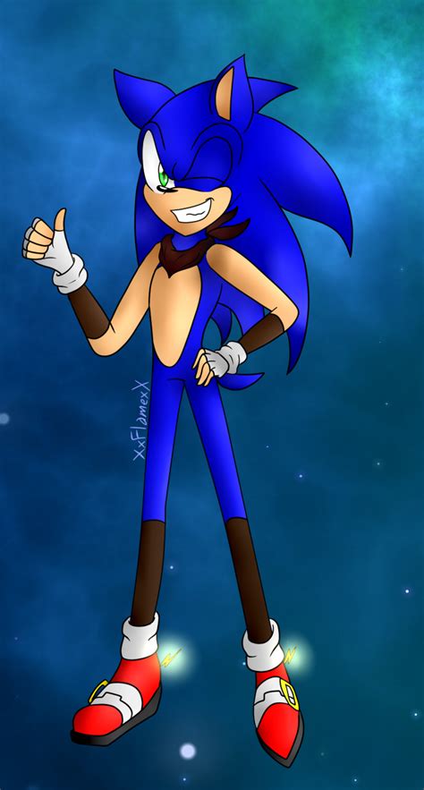 Sonic of Planet Mobius(Space AU) by flamethehedgehog2345 on DeviantArt