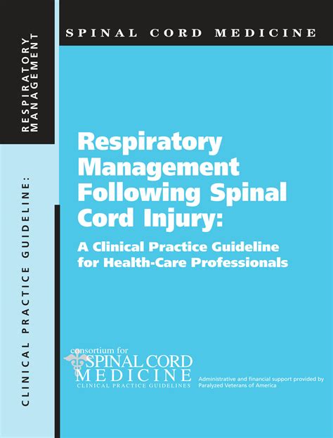 Solution Spinal Cord Medicine Respiratory Management Following Spinal Cord Injury Clinical