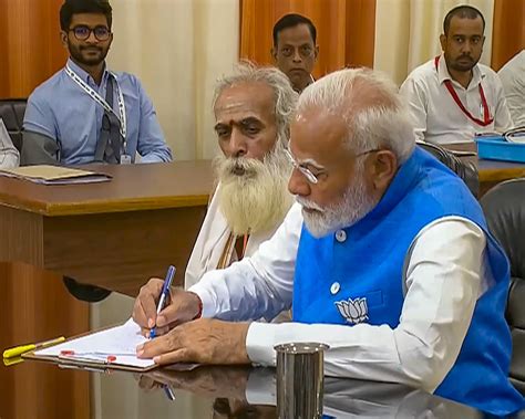 Pm Modi Files Nomination From Varanasi Lok Sabha Seat