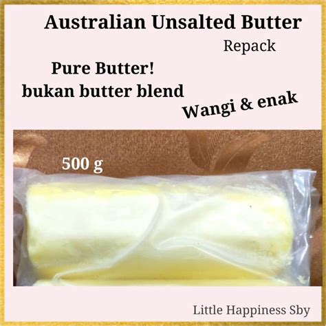 Jual Australian Unsalted Butter Pure Butter Murni Asli Enak Wangi