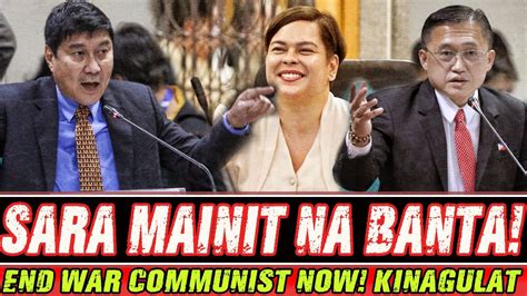 GINULANTANG END COMMUNIST WAR NOW ISUSULONG NI VP SARA SEN TULFO