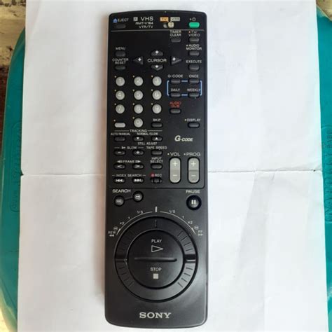 Jual Remote SONY VHS Player VTR TV Original RMT V164 Shopee