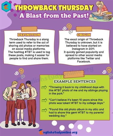 O Que Significa Throwback Thursday - Throwback Thursday Meaning: What Does It Mean? - English Study Online