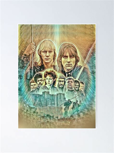 Robin Of Sherwood Team Poster For Sale By Art By Rohan Redbubble