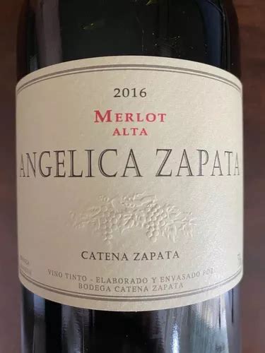 Vinho Argentino Angelica Zapata Merlot 750mcx 4un Promoçao Frete grátis