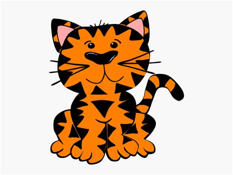 Orange Tiger Clipart , Free Transparent Clipart - ClipartKey