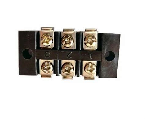 Brass 3 Way Open Type Terminal Strip 15 5 Inch At Rs 13 50 Piece