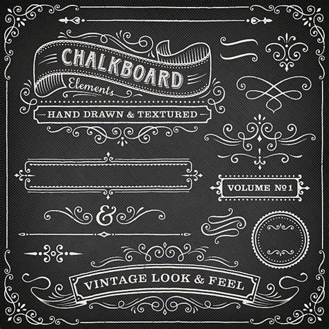 Chalkboard Elements Vector At Collection Of