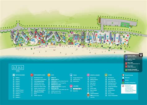 Layout Map Of Negril Azul Beach