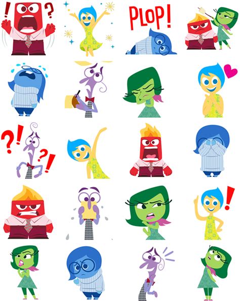 Inside Out Facebook Stickers Facebook Sticker Repository