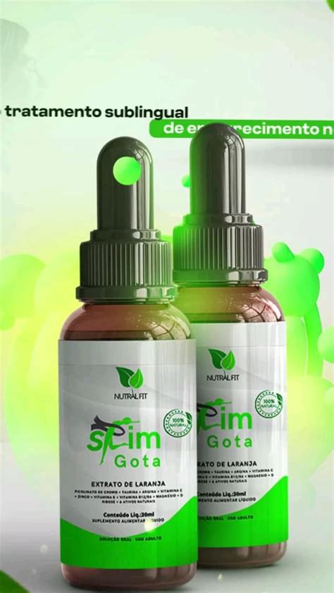 Slim Gotas Emagrecedor sublingual EmagrecerRapido EmagrecerSaudável