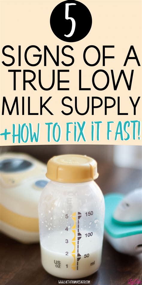 5 Signs Of A Low Milk Supply And How To Increase Breastmilk Production