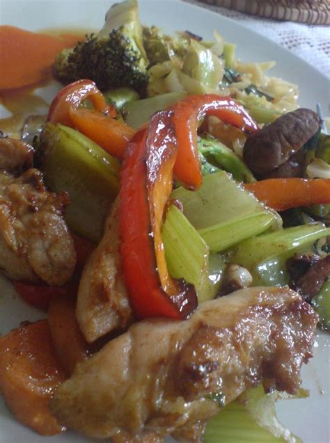 Quick Chicken Thighs With Vegetables Stir Fry