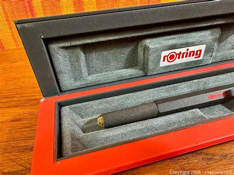 vintage rotring  mechanical pencil  case maxsold