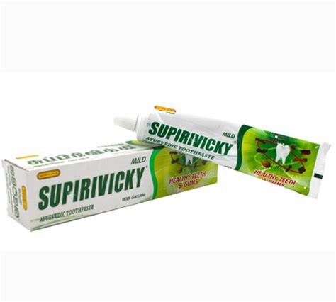 Supirivicky Toothpaste Siddhalepa Herbal Organic Ayurvedic Non Fluoride