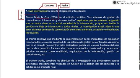 Como Redactar Los Antecedentes De La Investigacion Teoria Informacion