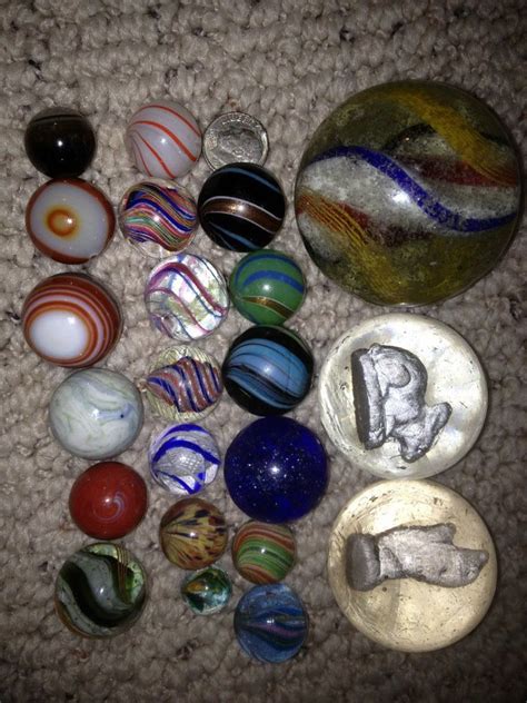 Assortment Of German Marbles All 100 Years Old All Hand Made Glass Marbles Marble Toys