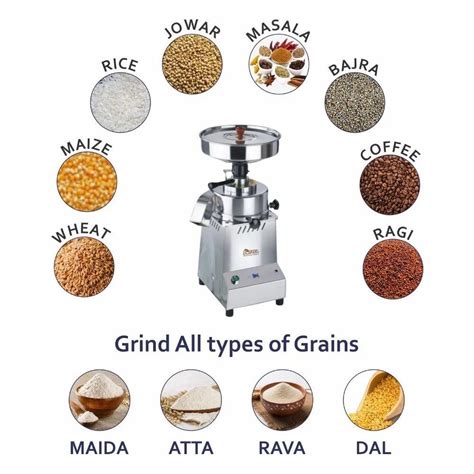 Automatic Softel Hp Domestic Stone Flour Mill Atta Chakki Ghar