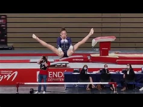 Throwback Junior Kaylia Nemour Takes Gold On Bars At French