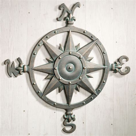 Compass Decoration For House Outside Wall Decal Compass Rose Home Decoration Geography Travel