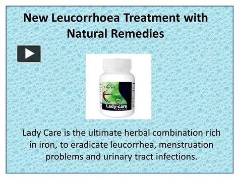 Ppt Lady Care Capsule For Leucorrhoea Powerpoint Presentation Free