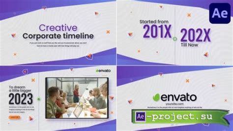 Videohive Creative Corporate Timeline Slideshow For After Effects