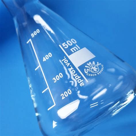 Simax® Heatproof Conical Erlenmeyer Flask Narrow Neck 500ml Pack Of 2 Buy Online At Labdirect