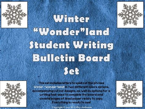 Winter Wonderland Bulletin Board Project