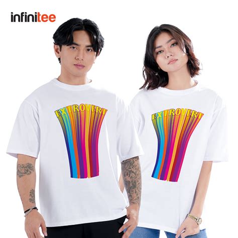 Infinitee Minimalist Statement Oversized T Shirt For Men Women Oversize