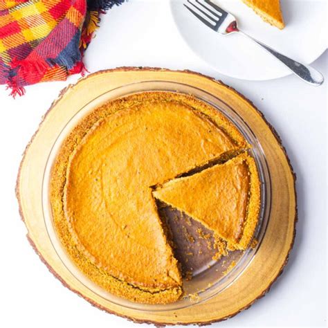 Easy Pumpkin Pie With Graham Cracker Crust Flour De Liz