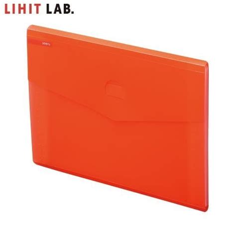 Lihit Lab A 8700 A4 六層橫式風琴夾 Soeru 紅色 Stationery Accessories Tplaza