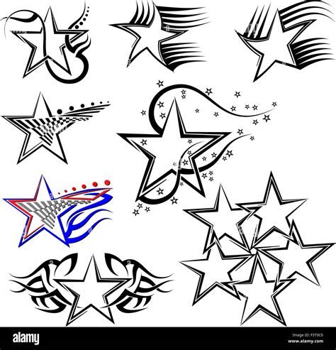 Tattoo Star Design Vector Art Stock Vector Image And Art Alamy