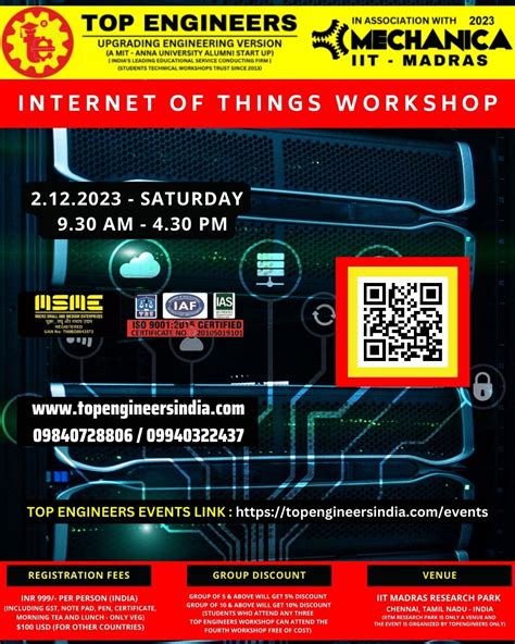 Iot Workshop 2023 Top Engineers Workshop Chennai